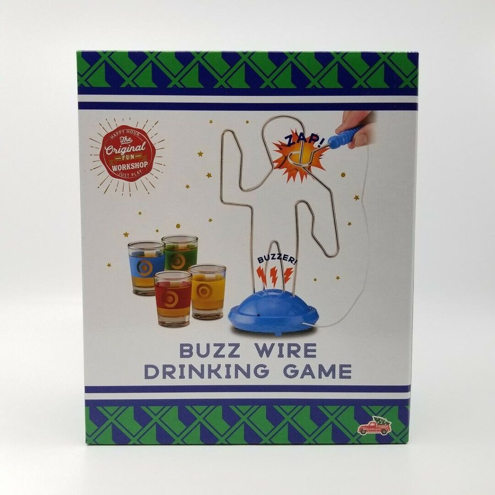 Buzz Wire Drinking Game Party Adult Novelty Shot Glasses Party Game NEW